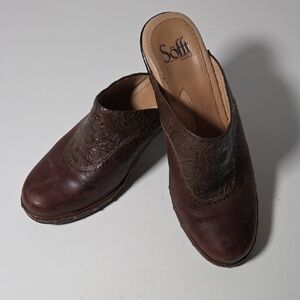 Sofft Brown Ankle Booties Women's 8.5